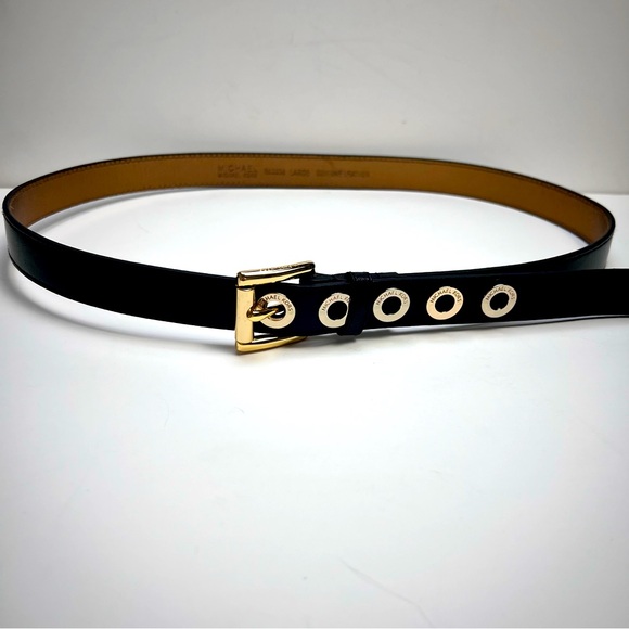 MICHAEL Michael Kors Accessories - MICHAEL MICHAEL KORS BELT Size Large Black Leather with Gold Hardware (NWOT)